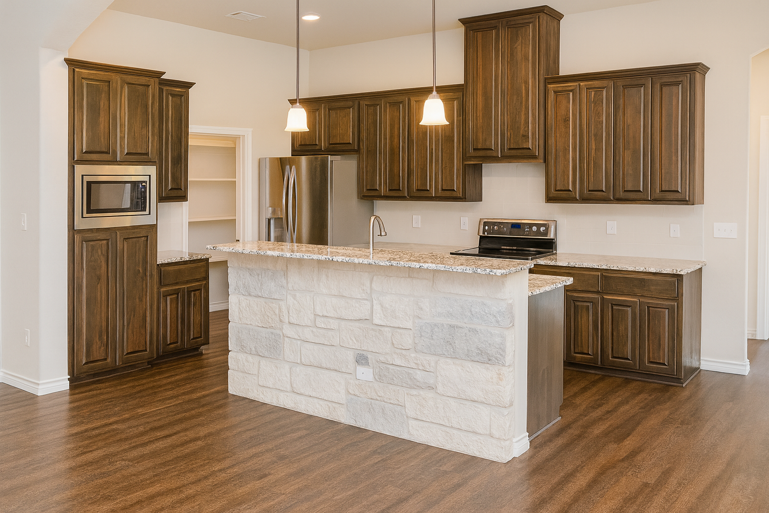 Interior view of the Balcones Custom Home by Havenbrook Homes of Texas