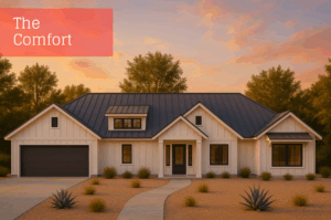 The Comfort Floor Plan by Havenbrook Homes of Texas