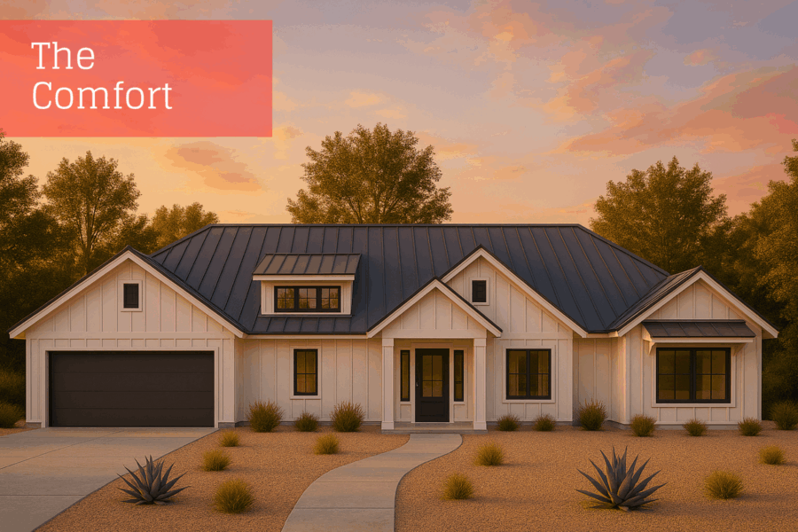 The Comfort Floor Plan by Havenbrook Homes of Texas