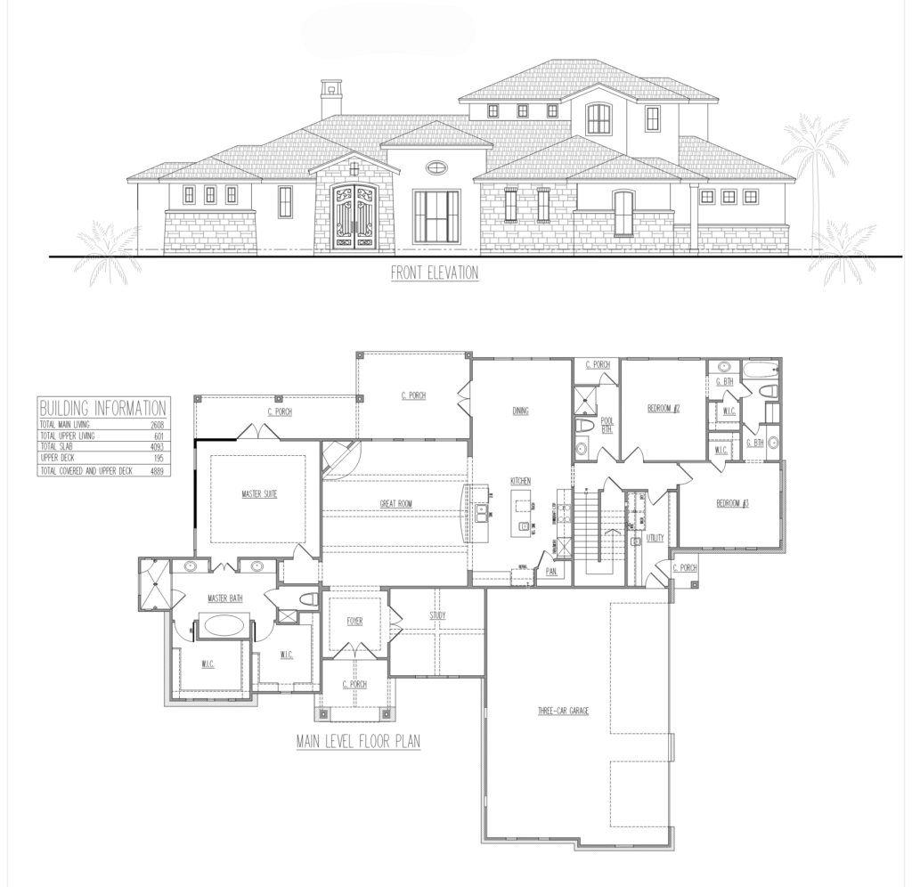 Custom Floor Plan Example 2 by Havenbrook Homes of Texas