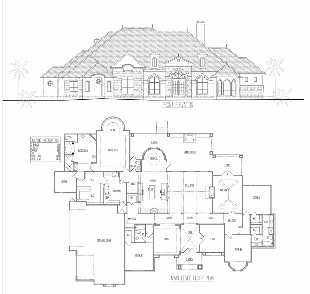 Custom Floor Plan Example 4 by Havenbrook Homes of Texas
